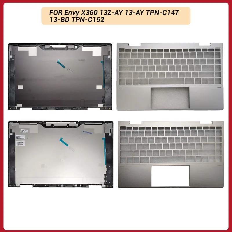 

NEW Lcd Back Cover/Palmrest Cover FOR Envy X360 13Z-AY 13-AY TPN-C147 13-BD TPN-C152