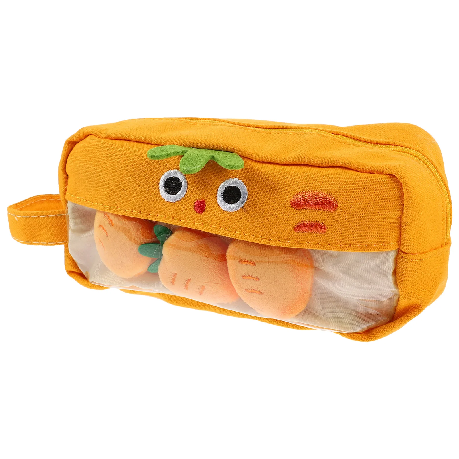 

Fruit Pencil Bag Stationery Box Case Zipper Cute for Girls Gift Organizer Canvas Pouch Teens Student Children