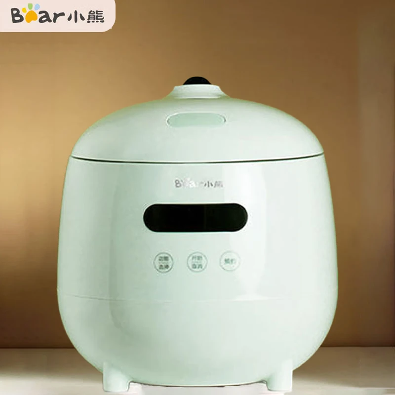 Bear Mini Rice Cooker 1.2L For Home Kitchen Dormitory Office Non-stick Coating Liner 10H Pre-Timing Rice Cooker DFB-B12L5