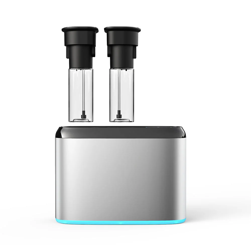 

Диффузор для дома, аромадиффузор с двумя емкостями, холодный туманообразующий диффузор для эфирных масел, тихий ароматизатор для спальни и гостиной