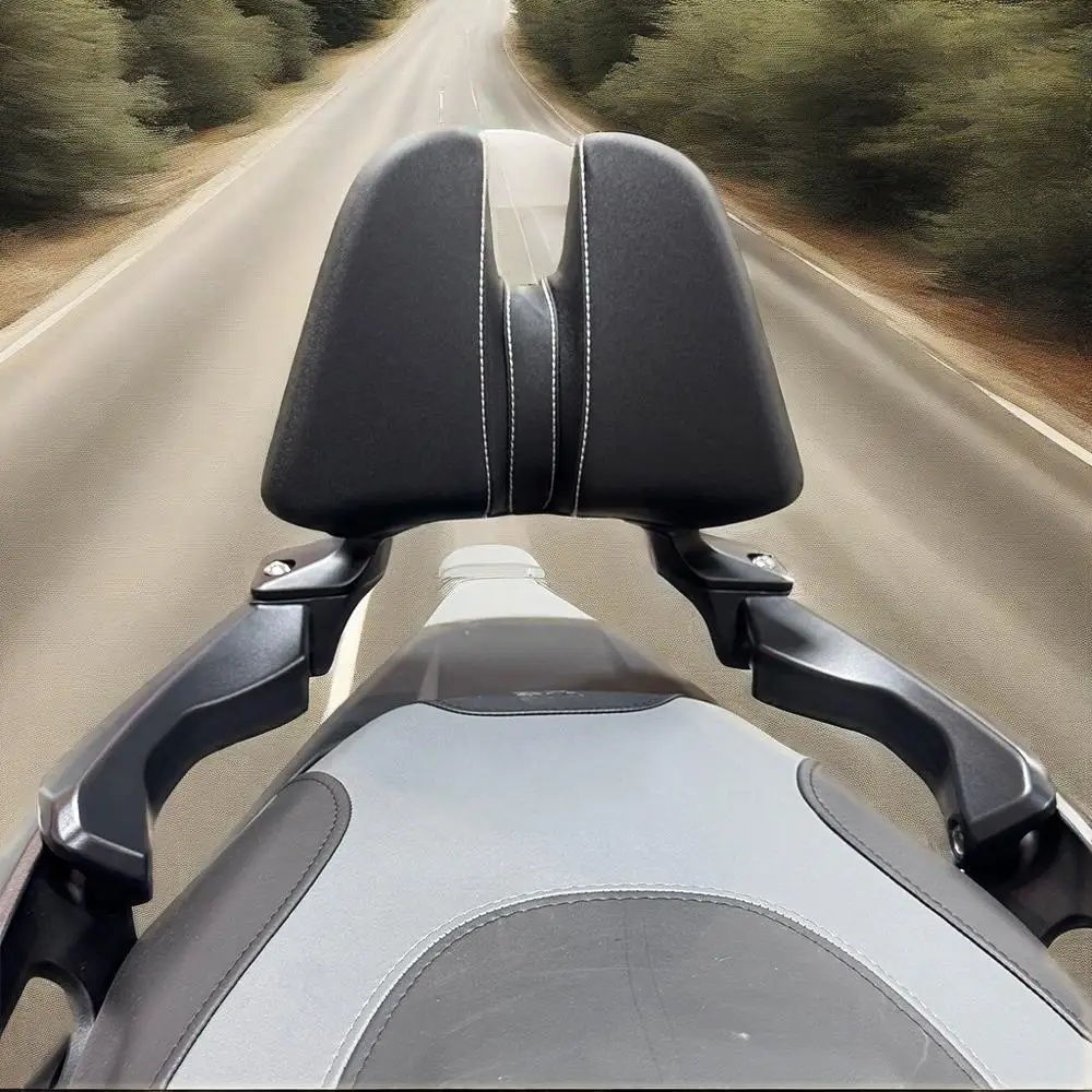 Suitable for 25 Honda ADV350 modified backrest aluminum alloy Fossa 350 backrest passenger backrest cushion waist