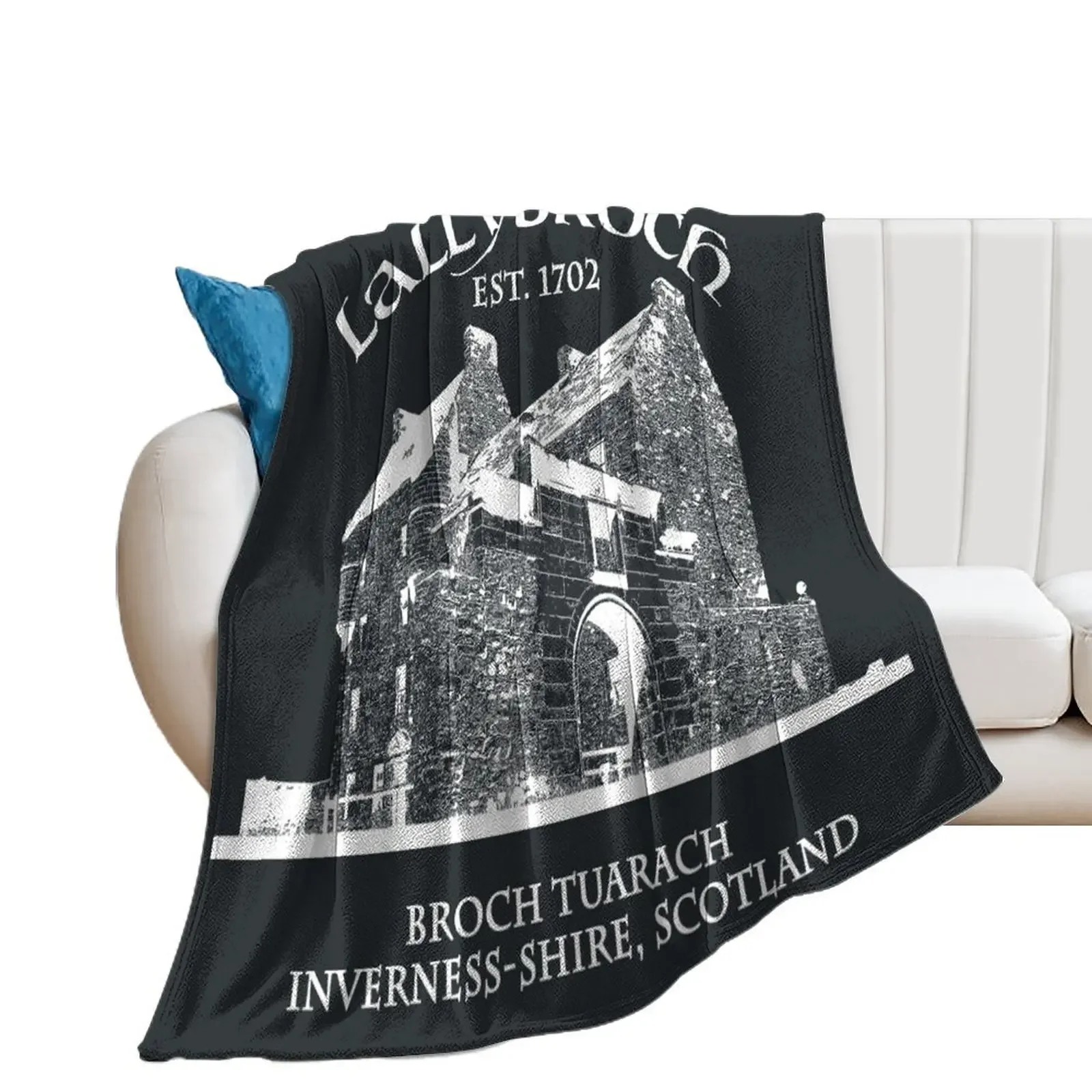 Lallybroch Outlander WHITE Throw Blanket Large Polar wednesday Summer Blankets