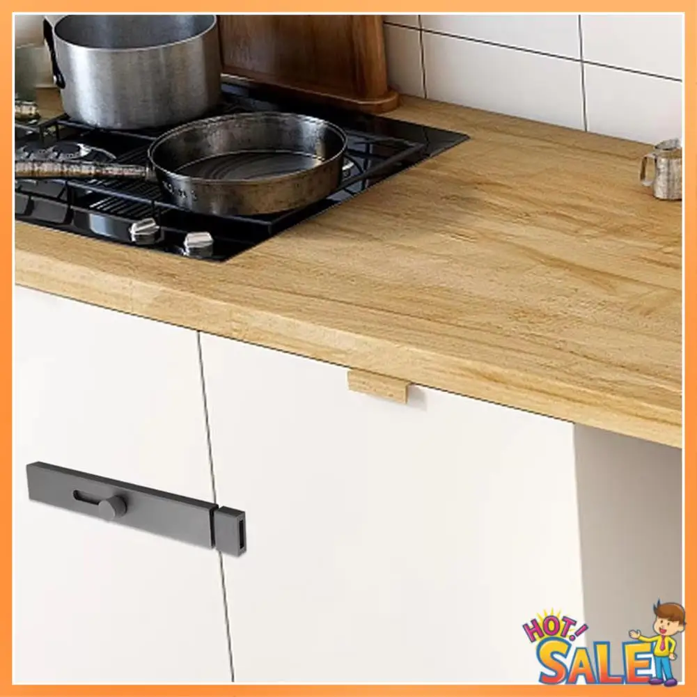 

AB68 Latch Locks For Inside Door Aluminum Alloy Slide Door Lock Door Latch Wear-Resistant Door Latch Slide Lock Latch Door