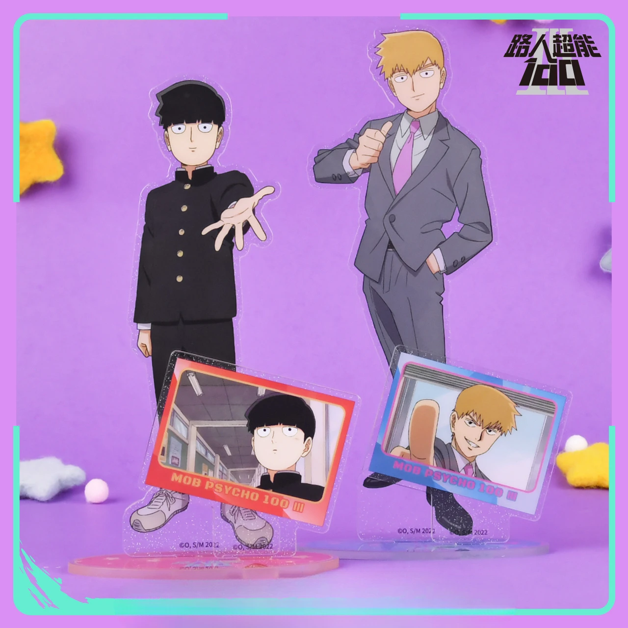 Anime Mob Psycho 100 Mobu Saiko Hyaku Hanazawa Teruki Reigen Arataka Kageyama Shigeo Ritsu Cosplay Acryl Staande Bord Cadeau