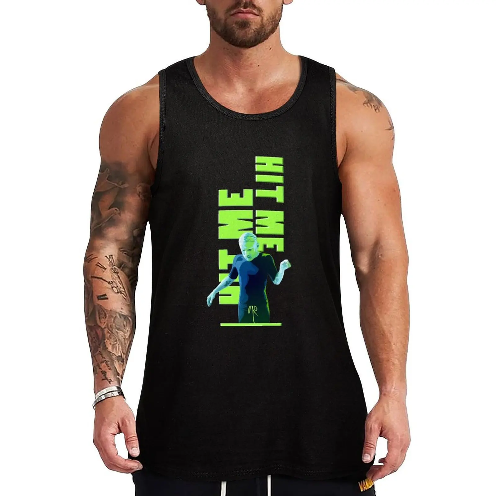 Conchita Wurst - Hit Me Tank Top vest men Men's fitness t-shirt sleeveless jackets