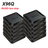 Wholesale 10PCS X96Q Smart TV BOX Android 10.0 Allwinner H313 Quad Core 1G8G/2G16G 4K Set Top Box Smart Media Player Fast Ship