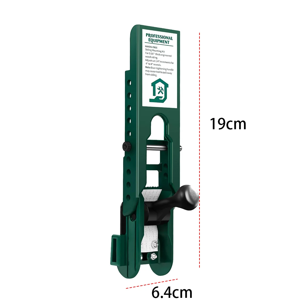 Strumenti per l'installazione di rivestimenti Strumento per rivestimenti in fibra di cemento con rivela regolabile Corpo in policarbonato per l'esterno della casa