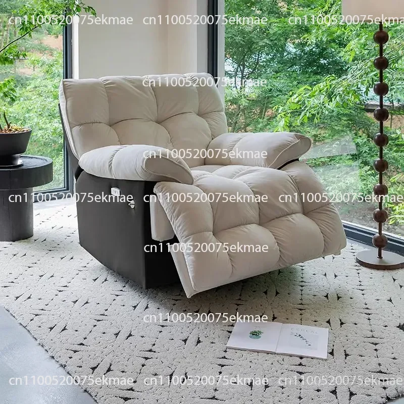 First-class Space Single Lazy Sofa Cabin Living Room Leisure Reclining Rocking Chair Electric Function Cloud Light Luxury