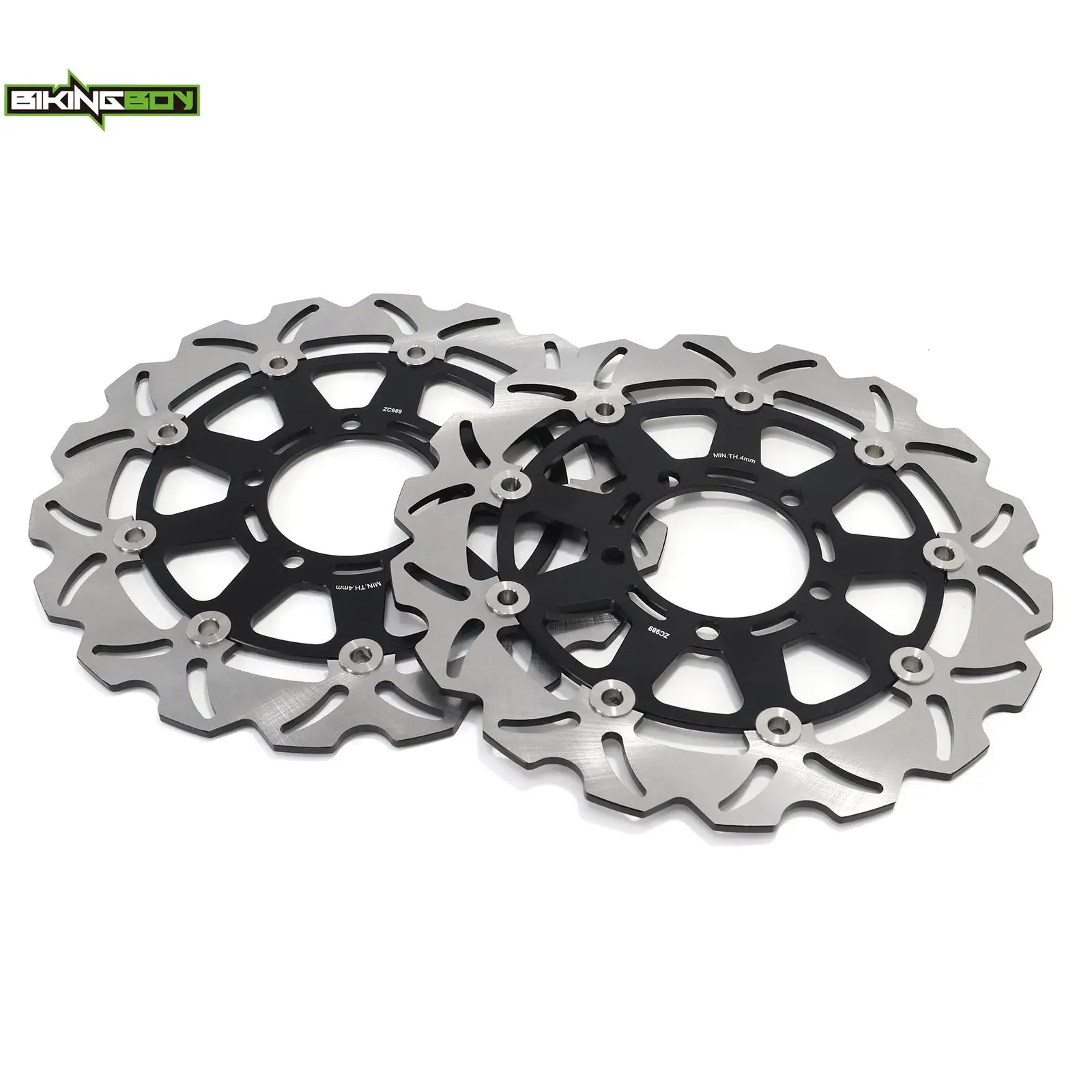 BIKINGBOY For Tiger 1200 18 19 20 21 Tiger 1200 Explorer 12 13 14 15 16 17 Tiger 800 / ABS 11-21 Front Brake Discs Rotors Disks