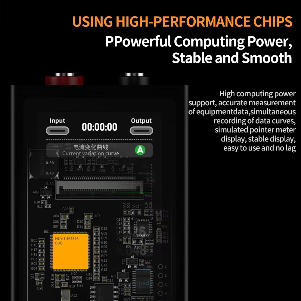 2UUL POWER Current and Voltage Tester for Mobile Phone Computer Motherboard PCB BGA IC Current and Voltage Detection Tester Tool