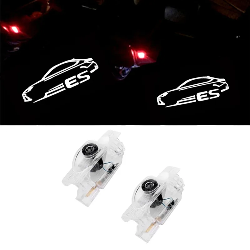 2X LED Car Door Light Pathway Lightihg Warning Lamps Night Signal Lights For Lexus ES300 ES200 ES330 350 400 430 2006- 2023 2024