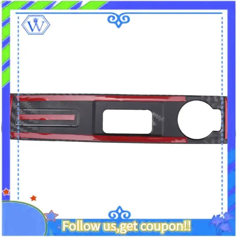 

M46K-1Set Запчасти, аксессуары для Honda CRV CR-V 2023 2024, накладка на крышку переключения передач на центральной консоли, аксессуары для интерьера - ABS Carbon