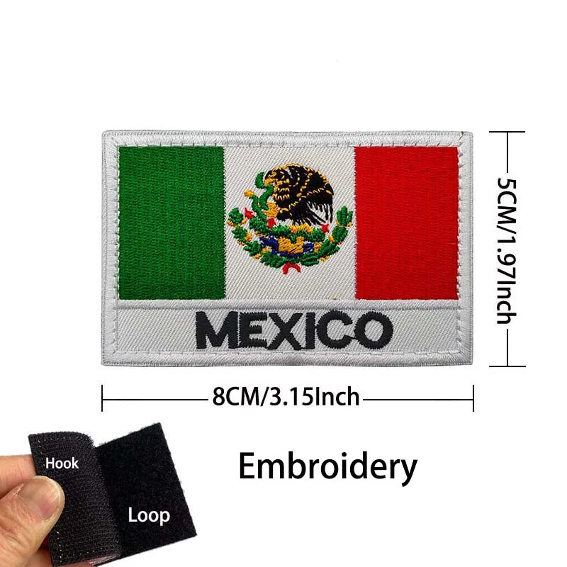 America,Colombia,Peru,Venezuela,Ecuador,Cuba,Chile,Jamaica,Argentina Flag Tactical Badge Embroidery Patches Backpack Stickers - view 5