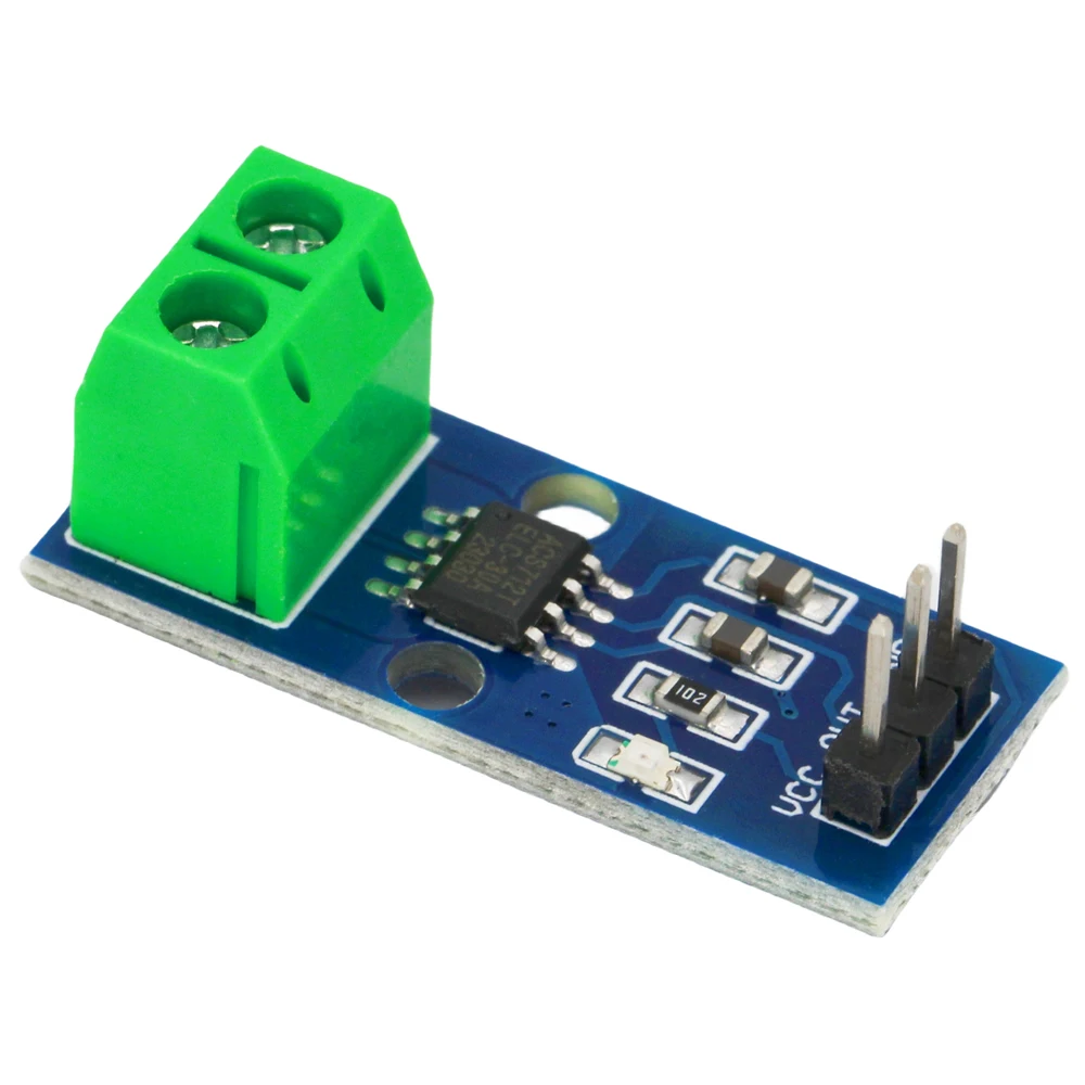 Módulo de Sensor de corriente Hall 5A 20A 30A ACS712, rango de medición, módulo analógico, placa Hall para Arduino ACS712TELC- 5A/20A/30A