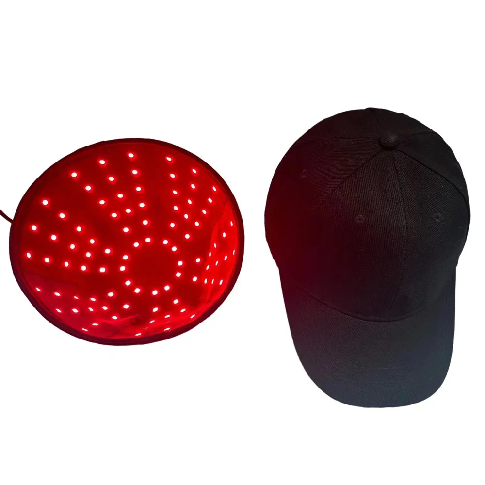 Red Light Cap For Hair Fast Growth 96pcs Red Light Therapy Cap Infrared 660nm 850nm Regrowth Anti Hair Loss Relax Scalp Care Hat