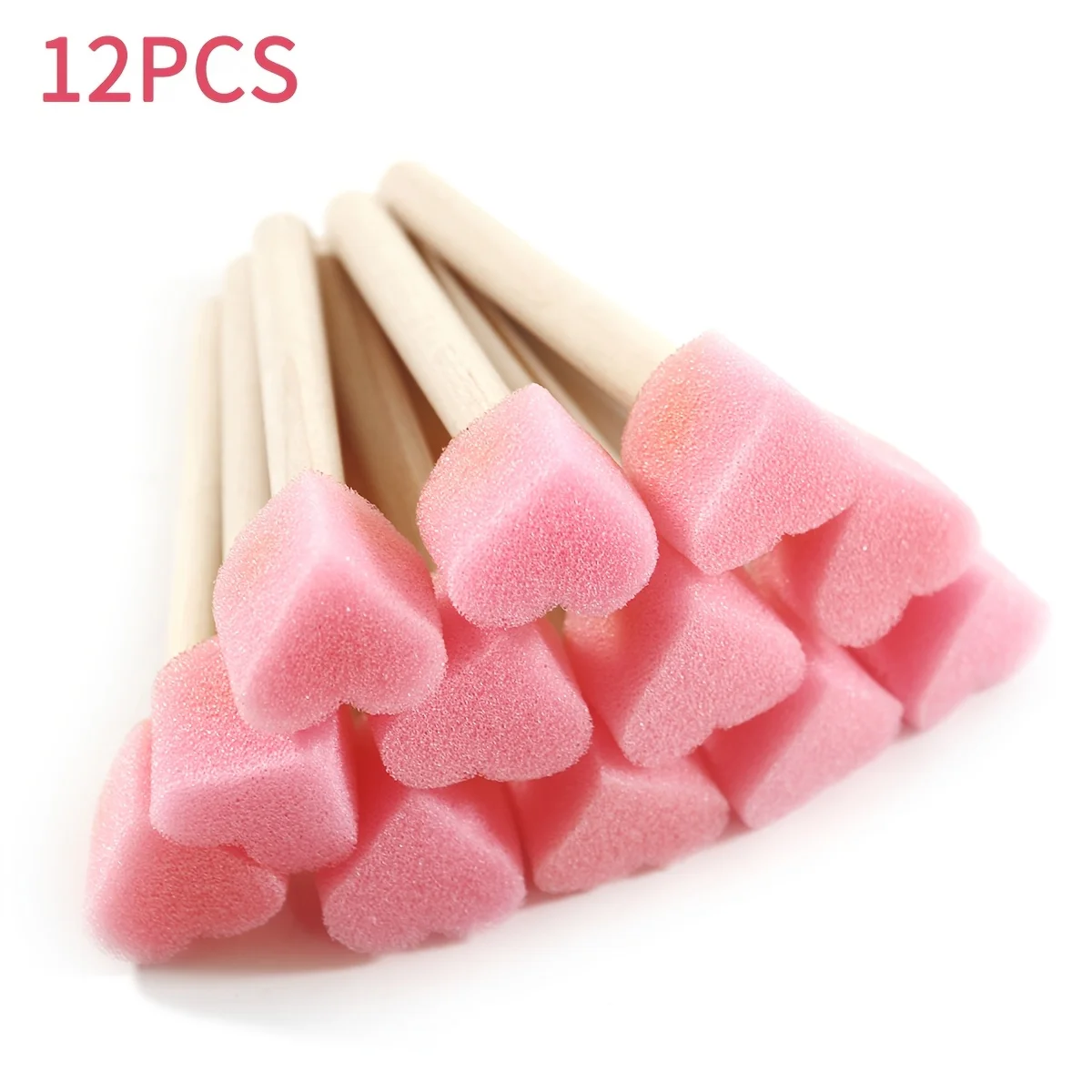 12 Esponjas con Forma de Hongo Rosa con Asas, Ideales para Manualidades y Proyectos de Pintura, para Graffiti y Pintar