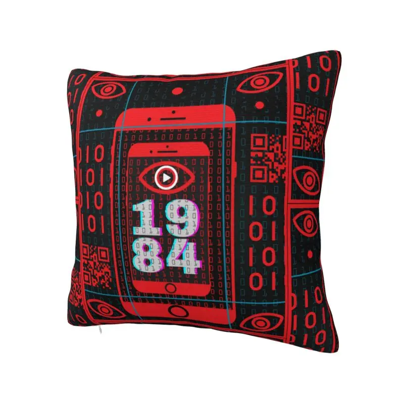 Nordic 1984 George Orwell Throw Pillow Case Decoration 3D Printed Sofa Cushion Cover Polyester Soft Pillowcase Dakimakura