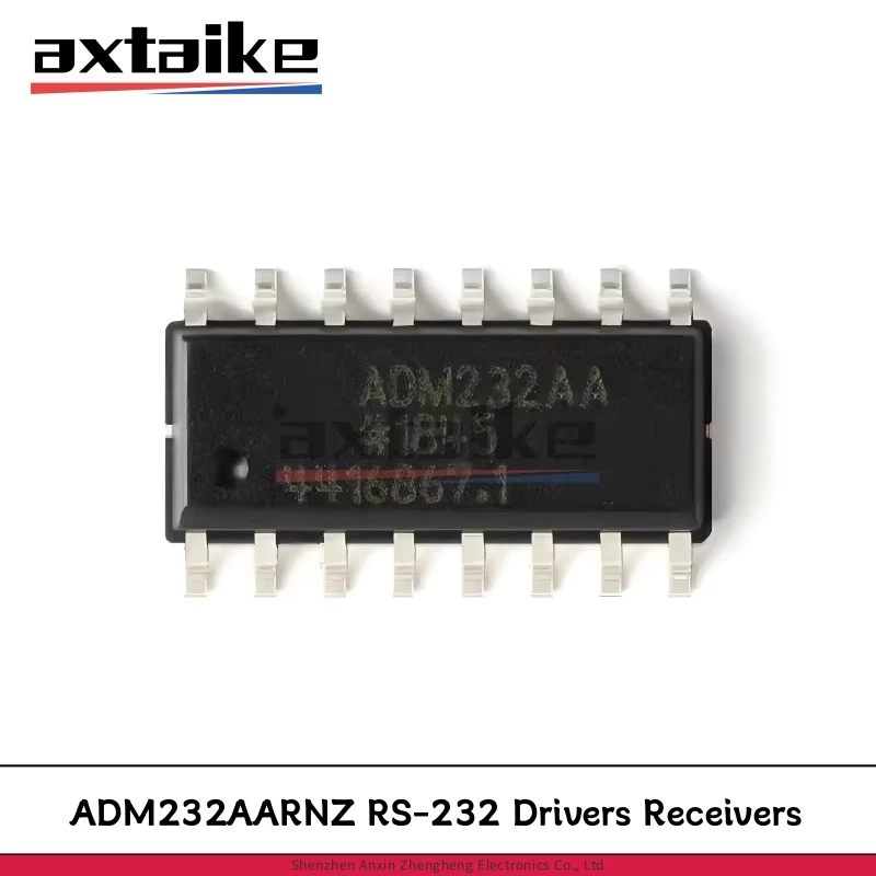 

5PCS ADM232AARNZ SOP-16 High Speed 5V CMOS RS-232 Drivers Receivers ADM232AAR ADM232AA ADM232 ADM232AARNZ-REEL7 SMD IC