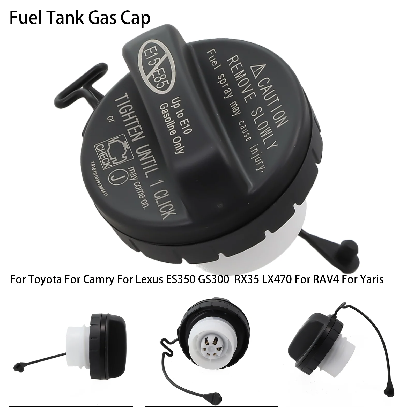 

Fuel Tank Gas Cap Lid Tether Threaded Style 7730006040 For Toyota For Camry For Lexus ES350 GS300 RX35 LX470 For RAV4 For Yaris