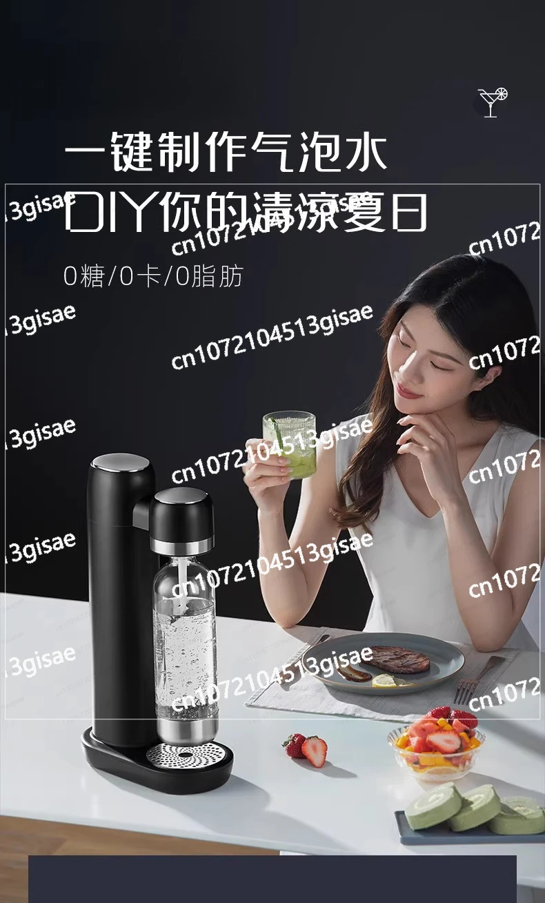 ينطبق على صانع الصودا المحمول وسهل الاستخدام للمياه الفوارة والكولا في المنزل أو أثناء التنقل (بدون أسطوانة غاز)