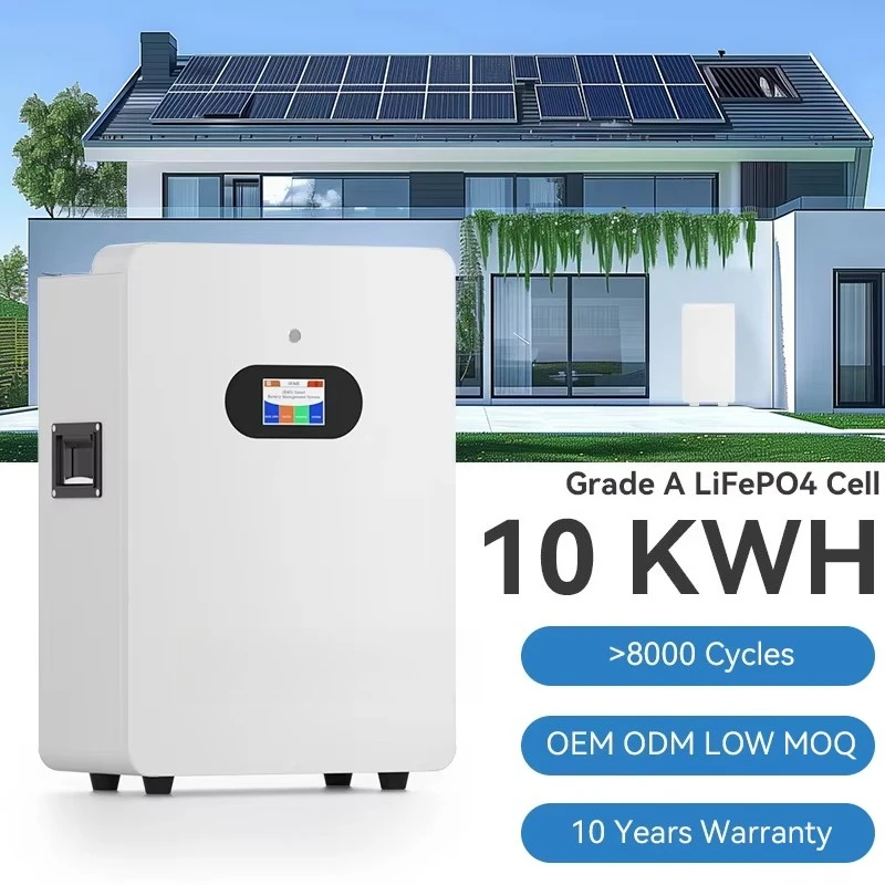 Wall-mounted 10WKH Lithium Battery for Home Energy Storage IP54 Waterproof and Dustproof