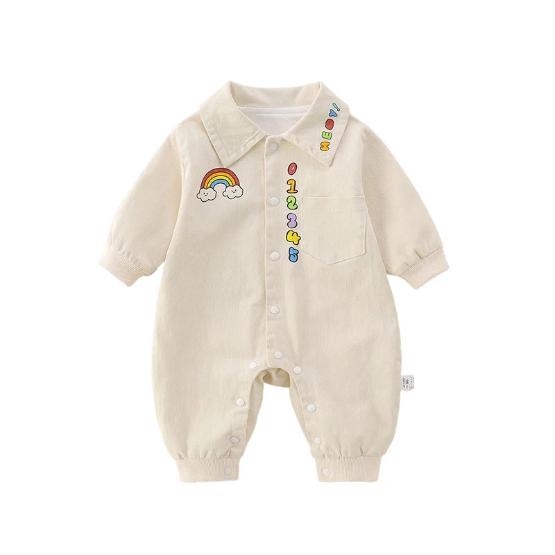 Sli Baby Boy Outfit Abiti autunnali Doppio strato Abito aderente Capispalla primaverile Tutina Pantaloni lunghi a vita alta Tessuto cinese