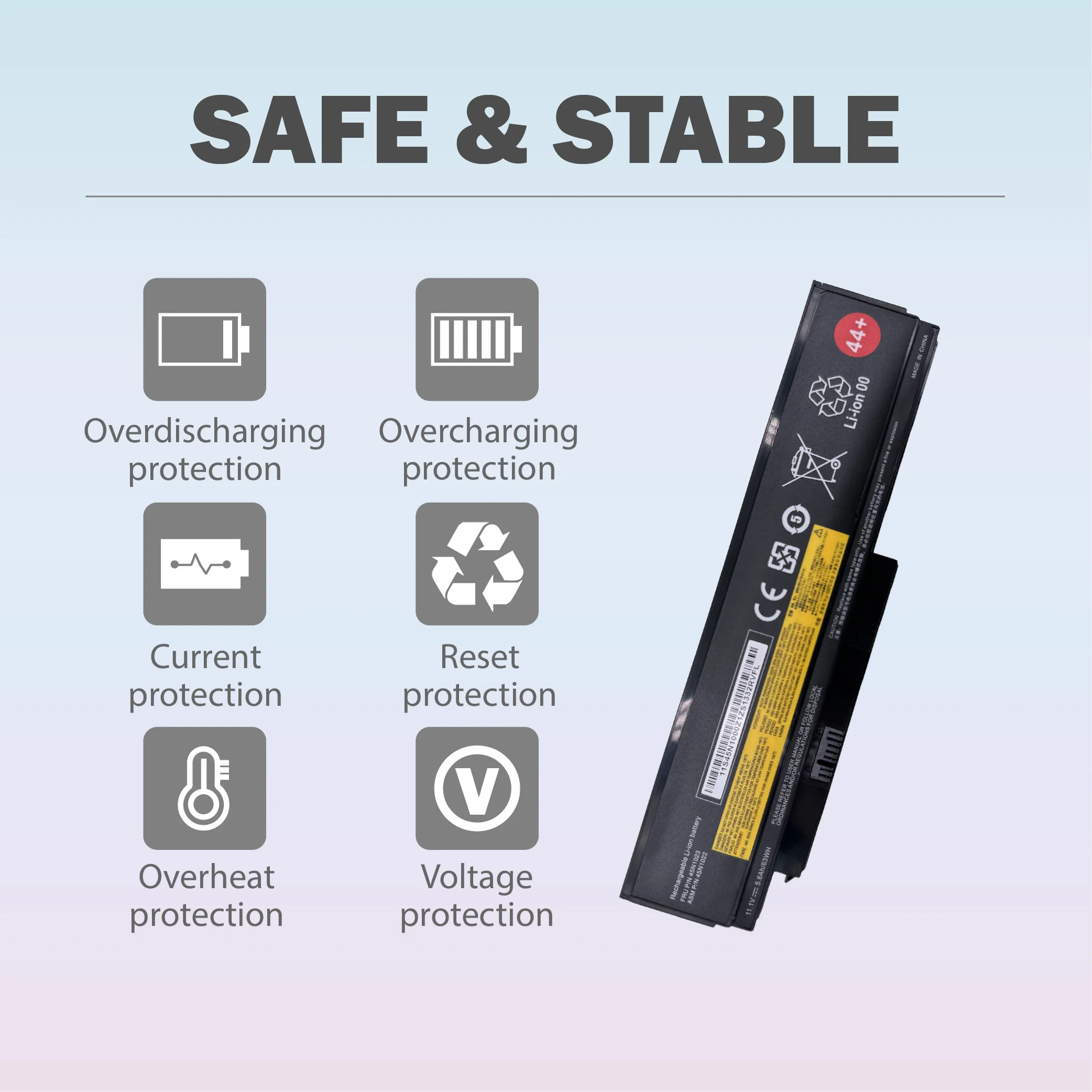 X230 44 + 63Wh تبديل البطارية 45N1023 45N1022 45N1019 45N1025 0A36281 0A36282 45N1028 45N1029 لينوفو ثينك باد X230 X230i