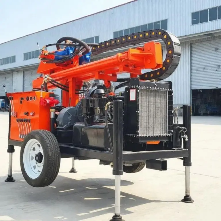 Customized Premium Crawler Hydraulic Rotary 200M Accurate Smooth Deep Drilling Deep Water Well Drilling Rig