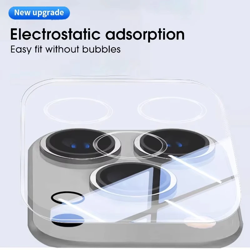 ฟิล์มกระจกนิรภัยป้องกันเลนส์กล้อง 5 ชิ้น สำหรับ iPhone 17 Pro Max ฟิล์มกระจกเต็มจอป้องกันเลนส์กล้อง สำหรับ iPhone 17 Pro 17 Air