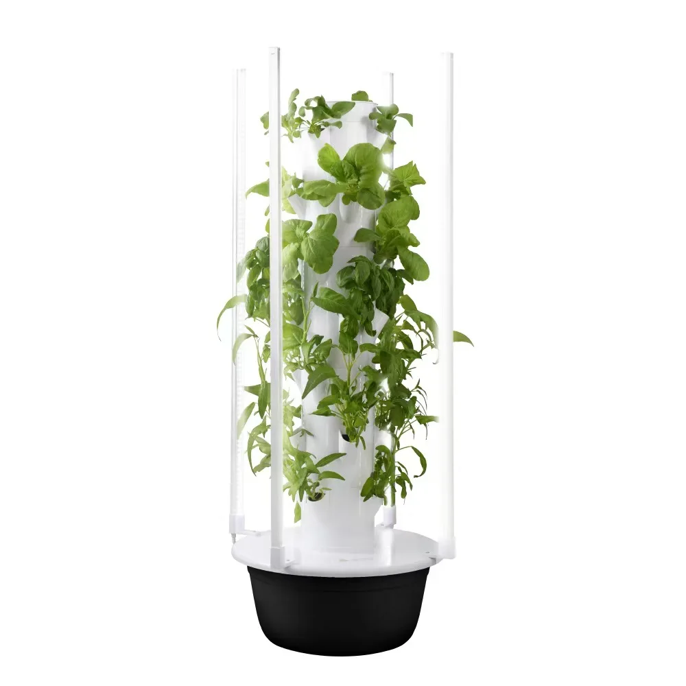 Hydroponic Growing Tower Home Vegetable Planter Aeroponic Soilless Cultivation Planting Machine with Submersible Water Pump