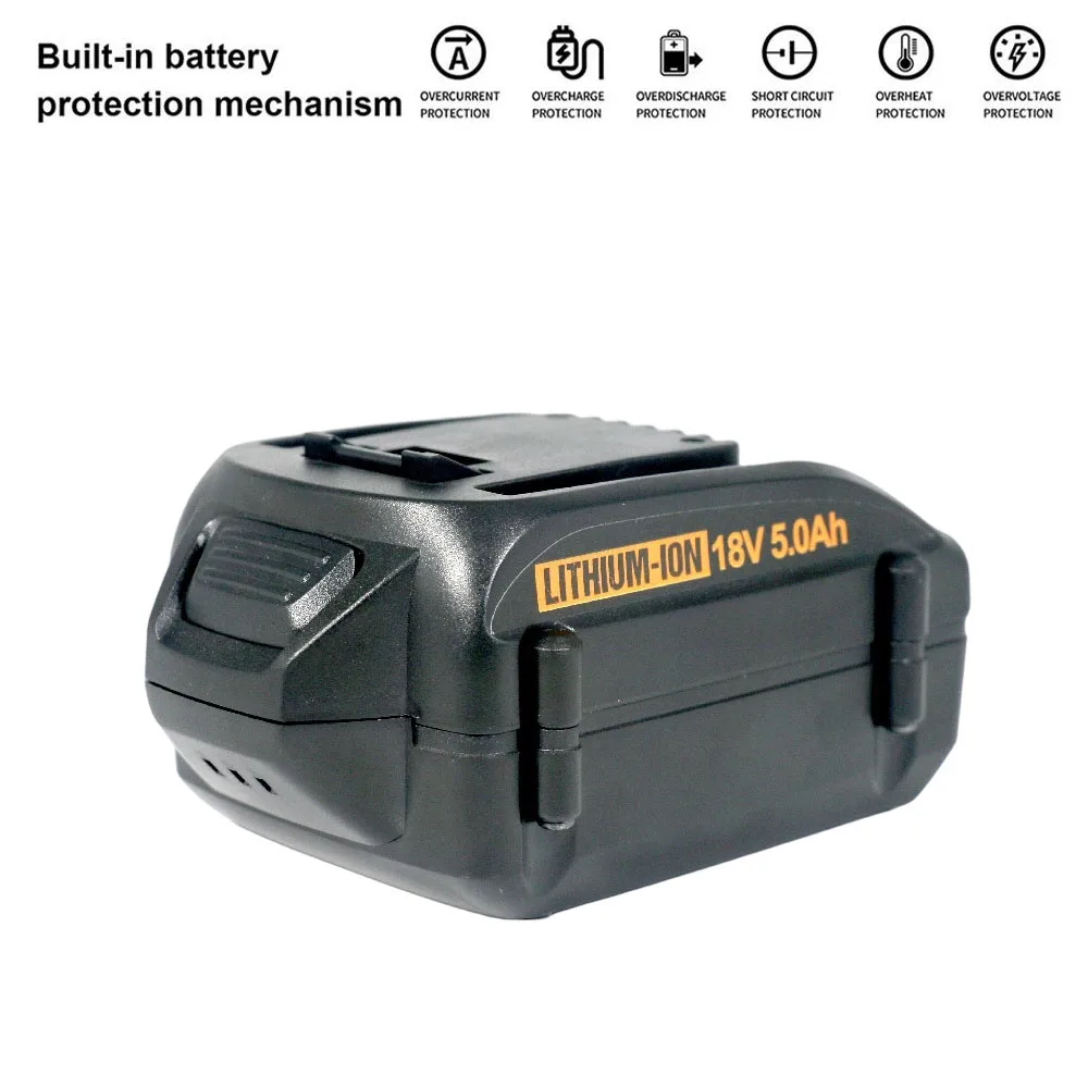 

For Worx 18V 3000mAh-6000mAh 18650 Lithium Battery Replacement for WA3551 WA3553 WA3553.1 WA3570 Garden Power Tools
