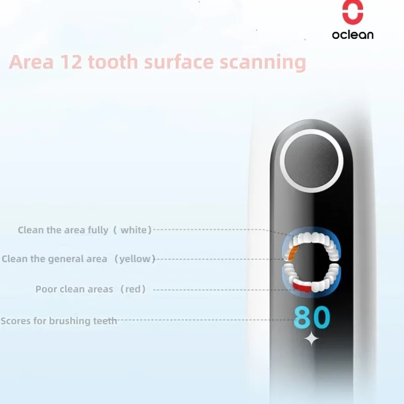 Oclean X Pro 20 AI Micro-Sweep Vibration Adult Electric Toothbrush Visualization Can Relieve Vibration
