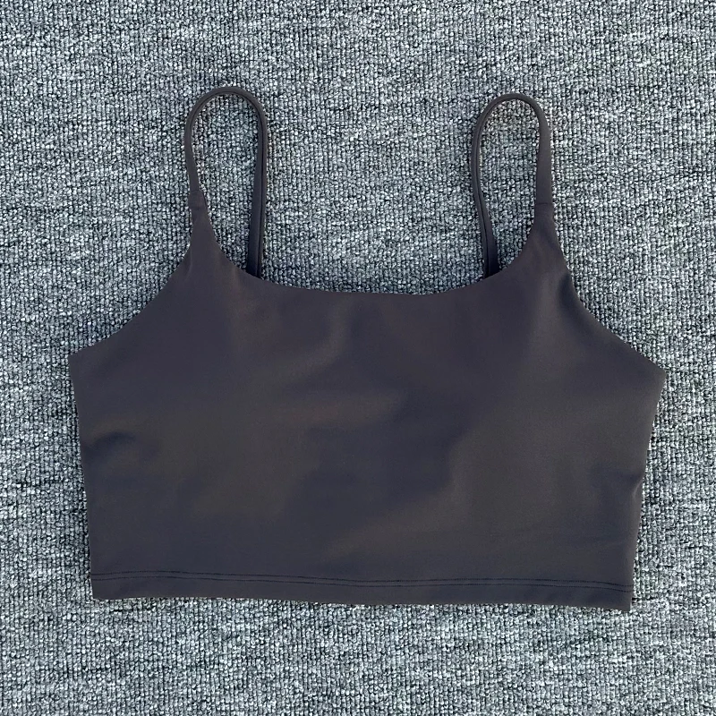 حمالة صدر رياضية للنساء قابلة للتنفس، حزام علوي يمتص العرق ومضاد للصدمات، مبطن للصالة الرياضية والجري واللياقة البدنية واليوجا، حمالة صدر رياضية داخلية #5