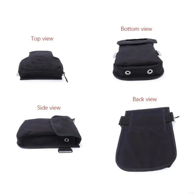 

L38F Scubas Diving Thigh Pocket Diving BCD Drysuit Thigh Bag Weight Pocket for Diver Underwater Snorkeling Swimming Enduring