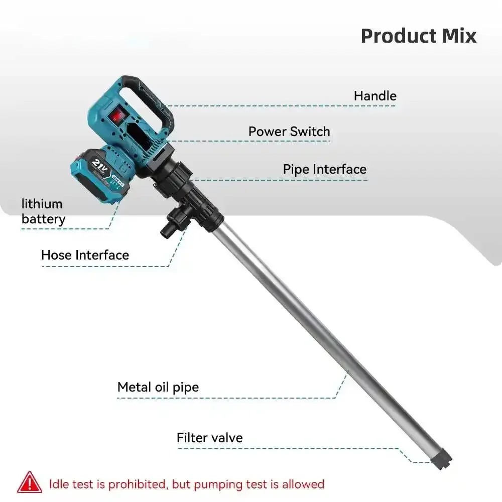 3000W Brushless Water Pump with 80-150 L/min Flow – Cordless Utility Transfer Pump for Garden, Boat, and Pool