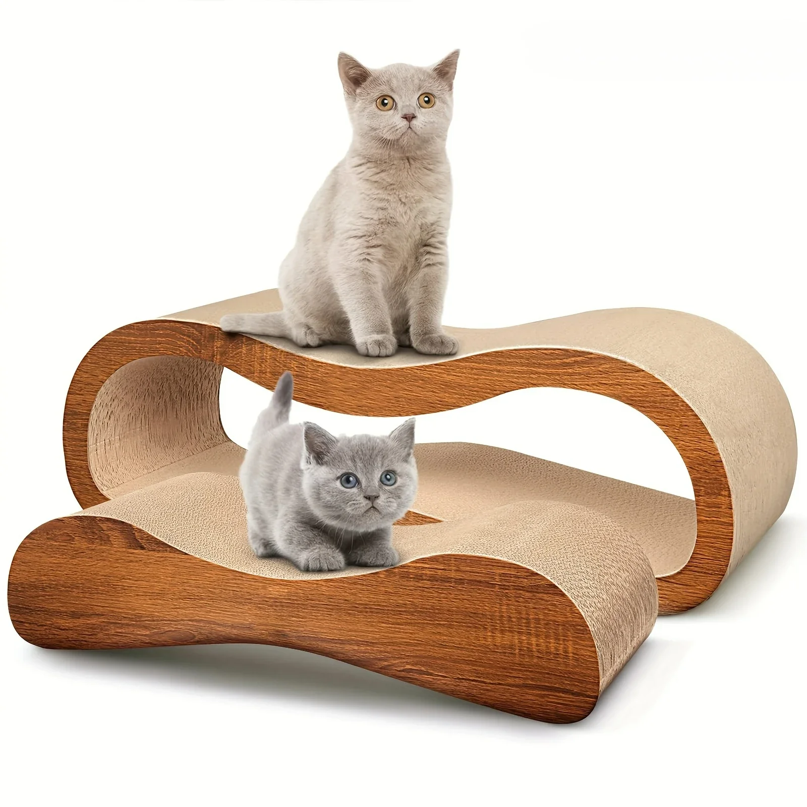 

Extra Large Cat Scratching Mat & Sofa Protector - Durable Cardboard Scratcher for Multiple Cats, Furniture Shield