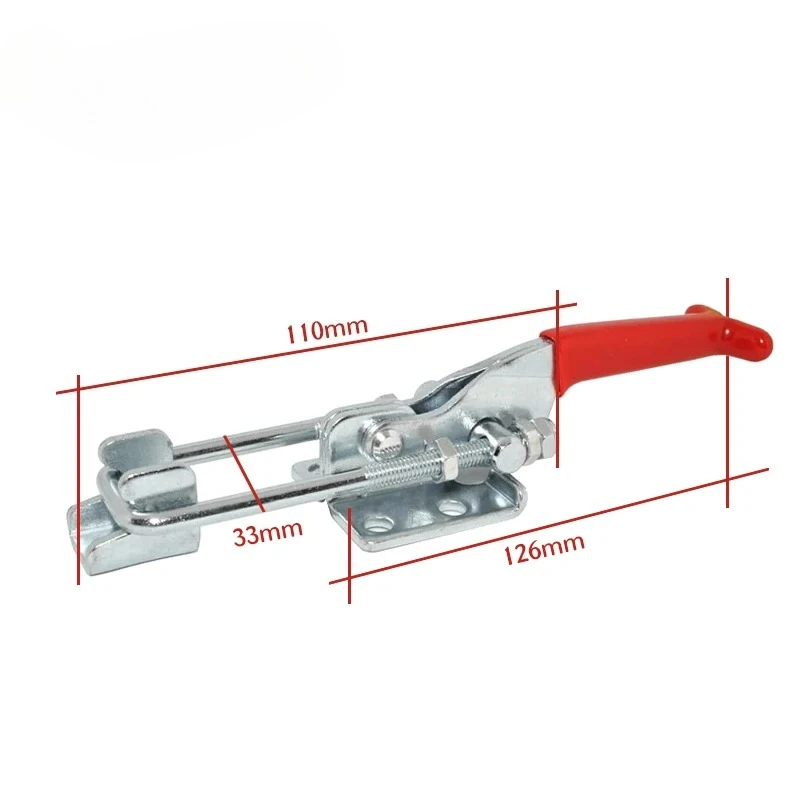 Metal Lever Latch Fastener Adjustable Quick Release Pull Toggle Clamps Door Cabinet Box Case Trailer Parts