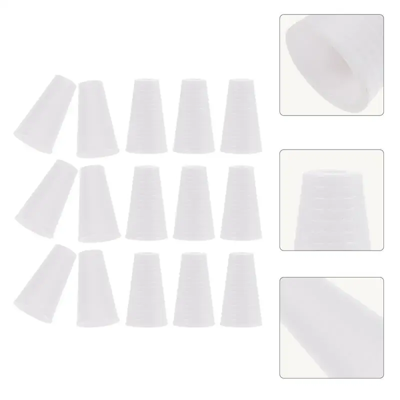 

15 Pcs White Threaded Bell Pull Cord Knob Blind Cord Tassels Knobs Window Blinds Hanging Ball Pulls Plastic Blinds Parts Shades