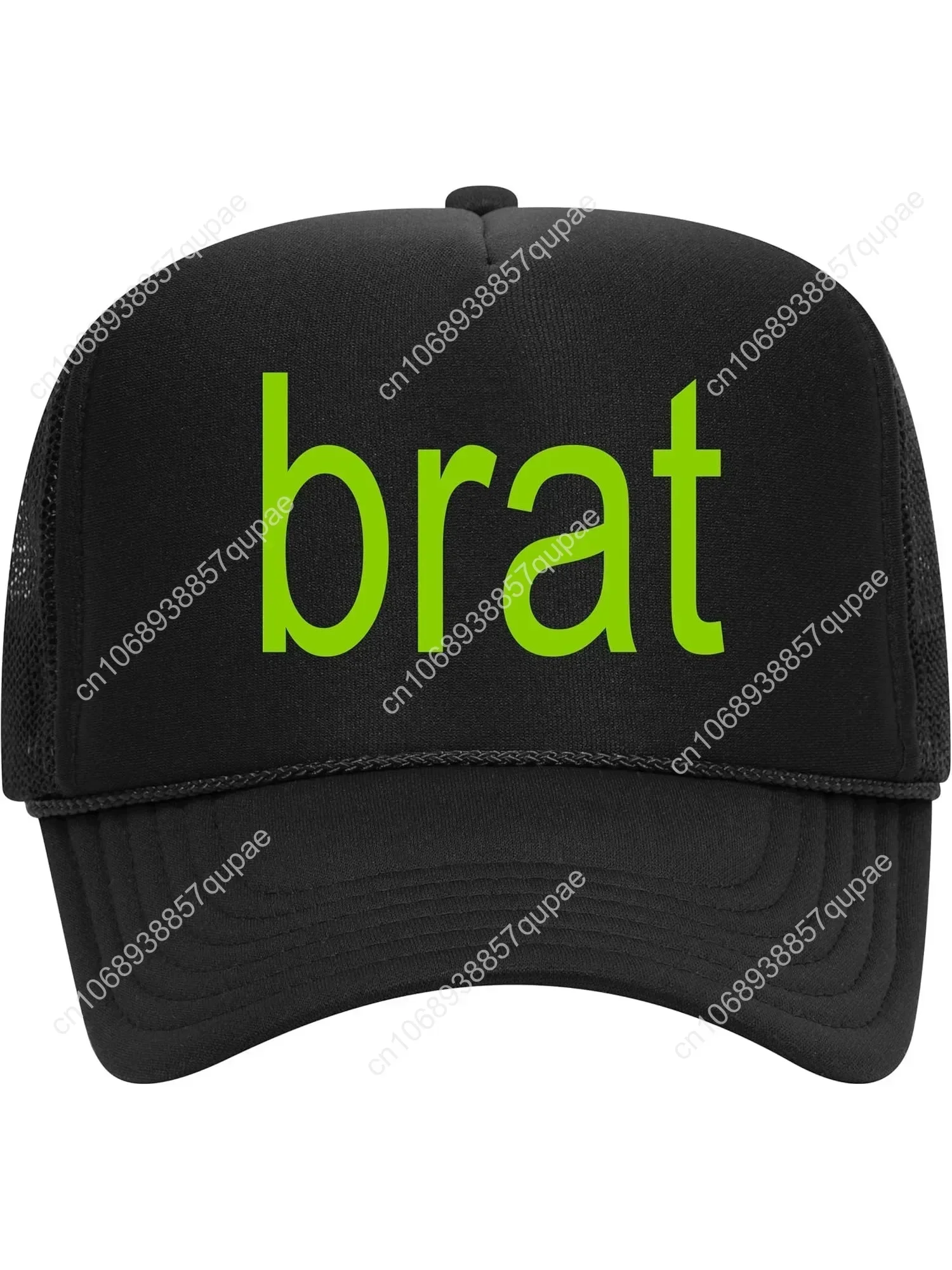 Brat Trucker Hat Summer Trendy Hats Vintage Cute Graphic Pop Girly Concert Festival Green Cap Premium Trucker Hat for Men Women