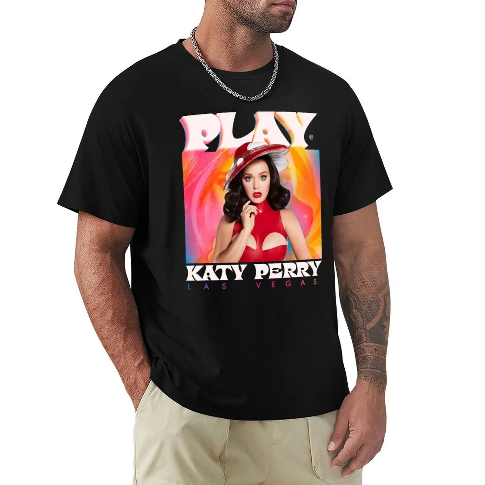Camiseta Katy Perry Play Admat, camiseta deportiva de alta elasticidad