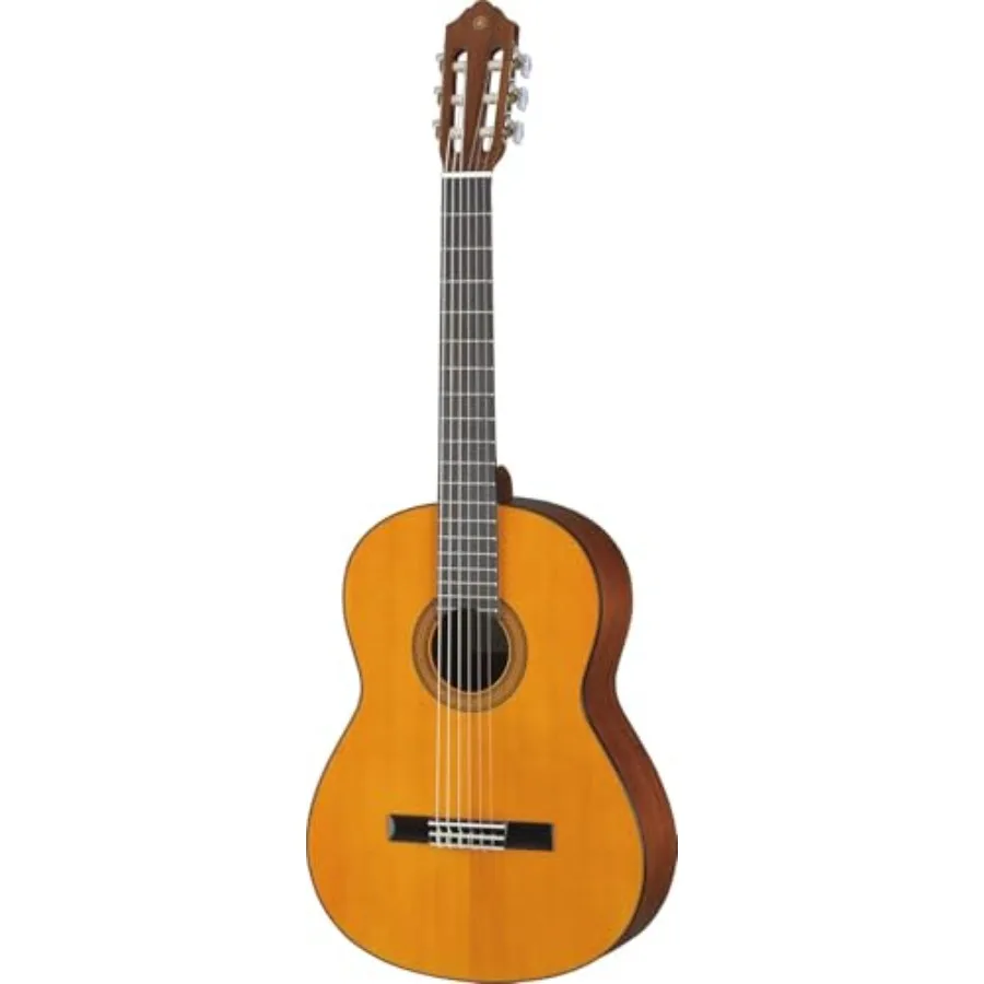 

Classical Guitar CG102 for practice and performance, solid spruce top with mahogany back and sides, natural finish, responsive