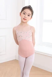 Leotardo de baile de Ballet para niños, Ropa de baile de gimnasia para niñas, alta calidad, práctica rosa