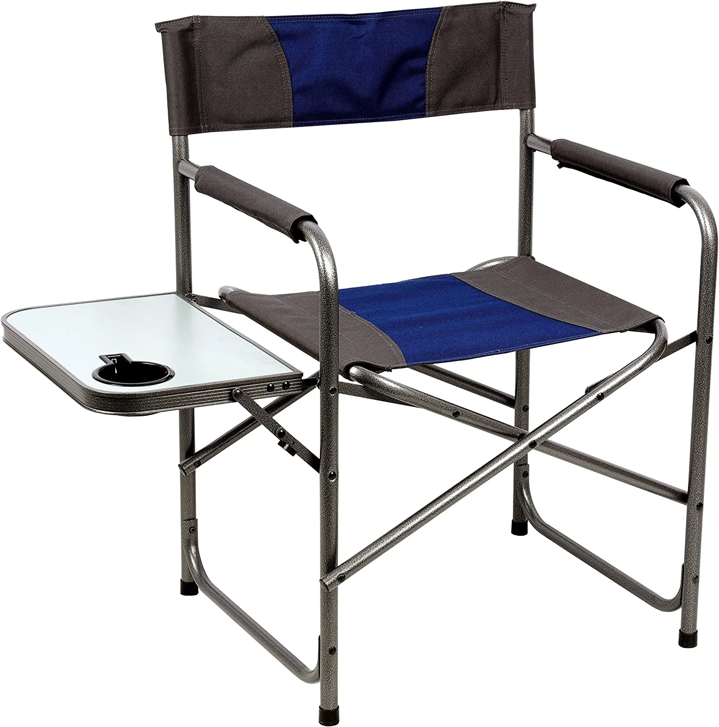 

# Hot Sales Compact Steel Frame Folding Director Chair Portable Camping Chair With Side Table Camping Chair