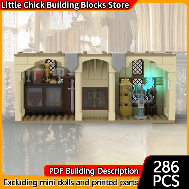 

Волшебная модель фильма MOC, строительные кирпичи, трофейная сцена, модульная технология, подарки, праздник, сборка, детские игрушки, костюм