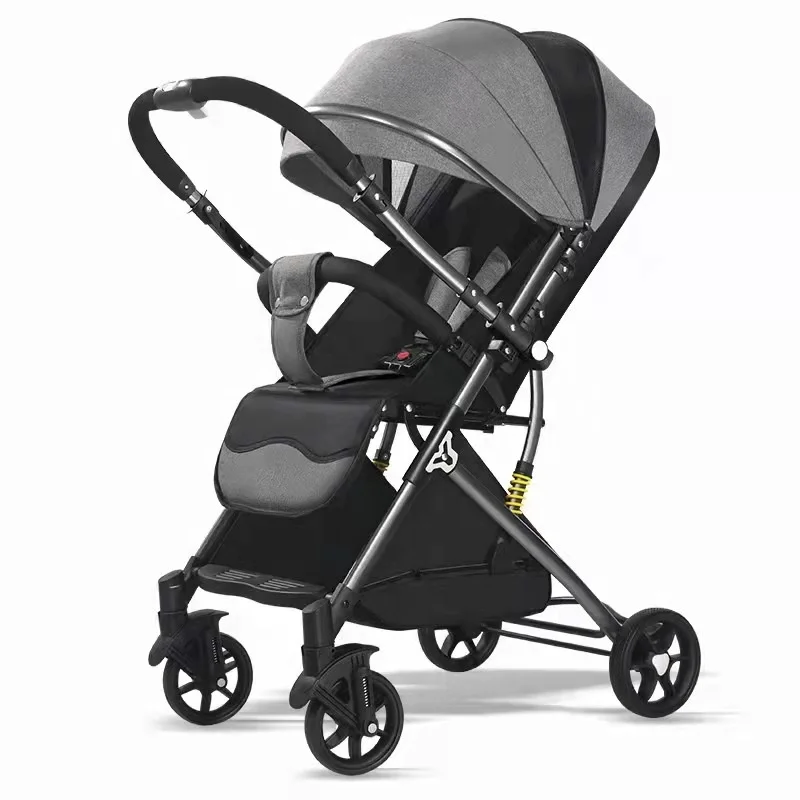 Modern multifunctional luxury portable new born infant sleeping prams foldable cart baby stroller for 4 in 1 car set