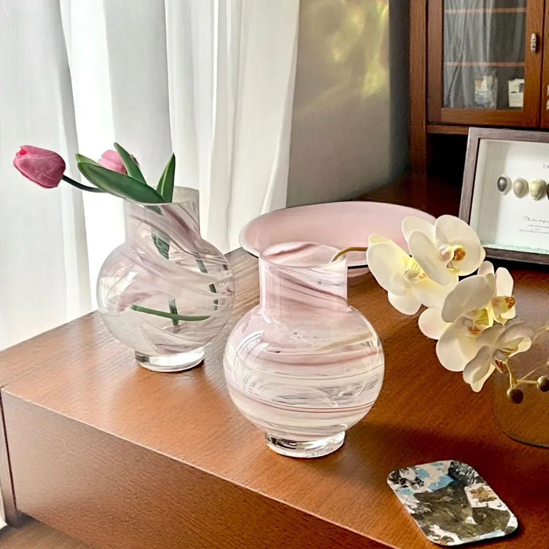 Vase Glass Flower Flower Decorative تحف كبيره للمنزل Decoracion Macetas Para Plantas Dekoration Zimmer Jarrones Decorativos