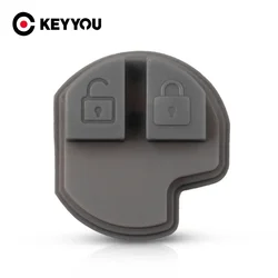 KEYYOU 2 Buttons Remote Car Key Silicone Rubber Pad For Suzuki Key Swift Grand Vitara SX4 Liana Aerio Jimny Jimn Auto Key