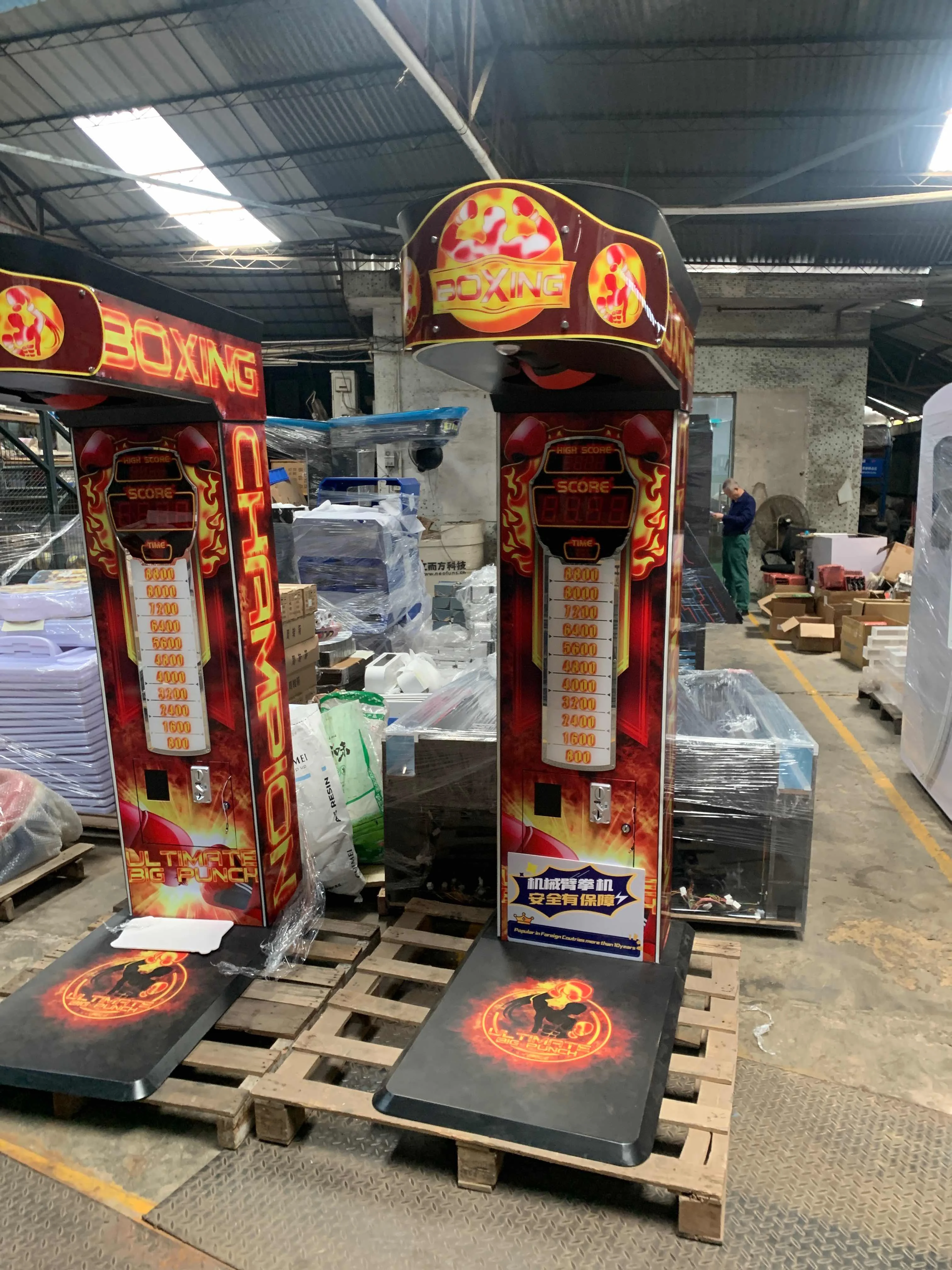 الملاكمة أبطال الملاكمة ممر رائجة البيع شارع تسلية عملة تعمل ألعاب الملاكمة لعبة لكمة آلة السعر للبيع #5