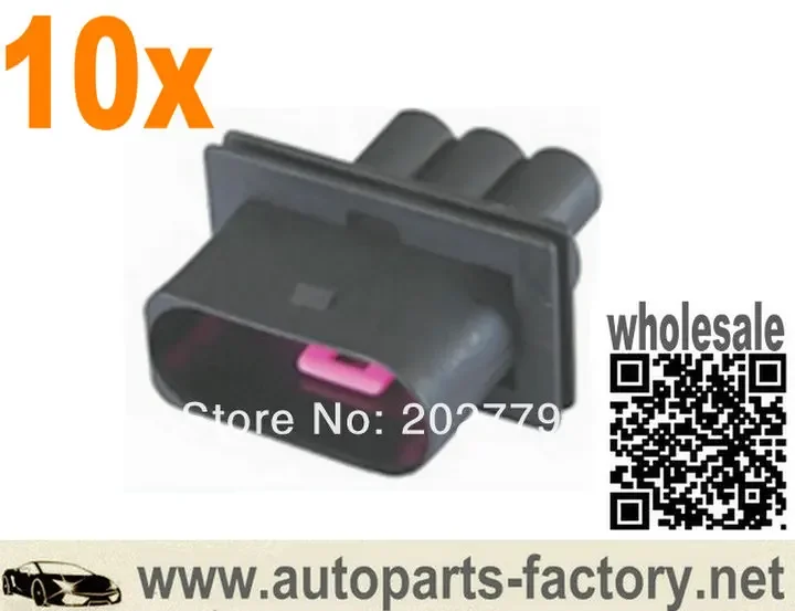 

Longyue 10 комплектов 3-контактных/полосных штекерных разъемов DCS, герметичные разъемы питания, новые