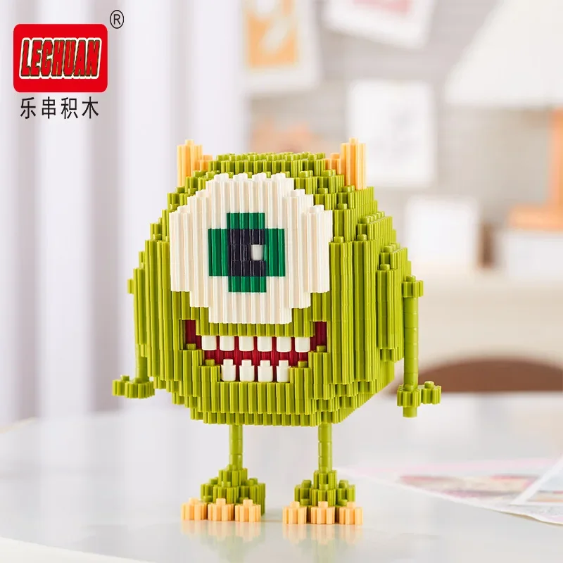 Linkgo Connection Building Blocks Monster University James Mike Model Anime Mini Brick Figure Toy For Christmas Gift